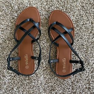 Black sandals